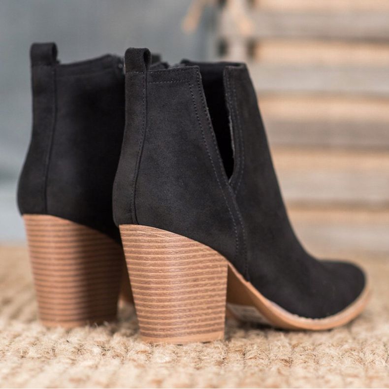 Seastar Suede Booties On A Bar black 1