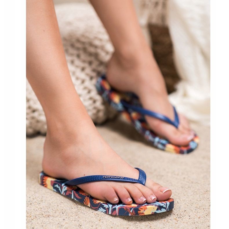 HOTMARZZ Patterned flip-flops multicolored 1
