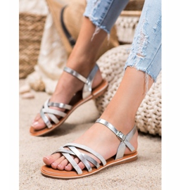 Nio Nio Classic Silver Sandals grey 2 Nio Nio Classic Silver Sandals grey 2
