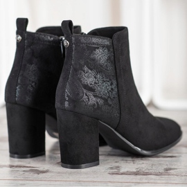 Sergio Leone Suede Booties black 1