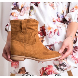 Seastar Warm cowboy boots on the wedge brown 2