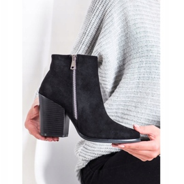 Marquiz Warm boots with a decorative zipper black 1