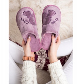 Bona Warm Love Slippers purple 2