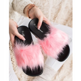 SHELOVET Stylish slippers pink 2