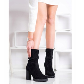 Bella Paris High Boots On The Platform black 1