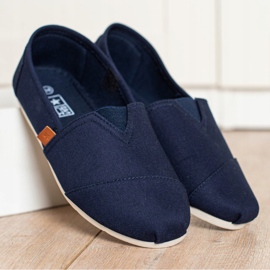 SHELOVET Slip-on Navy Blue Sneakers 1