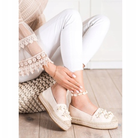 Seastar Espadrilles With Shells beige 1