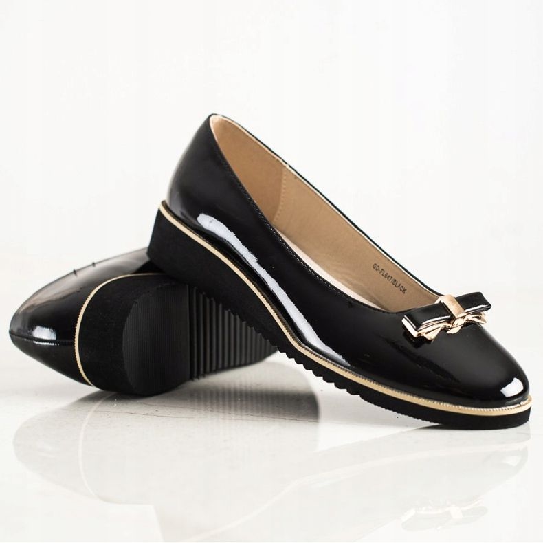 Goodin Black Brogues With A Bow 1