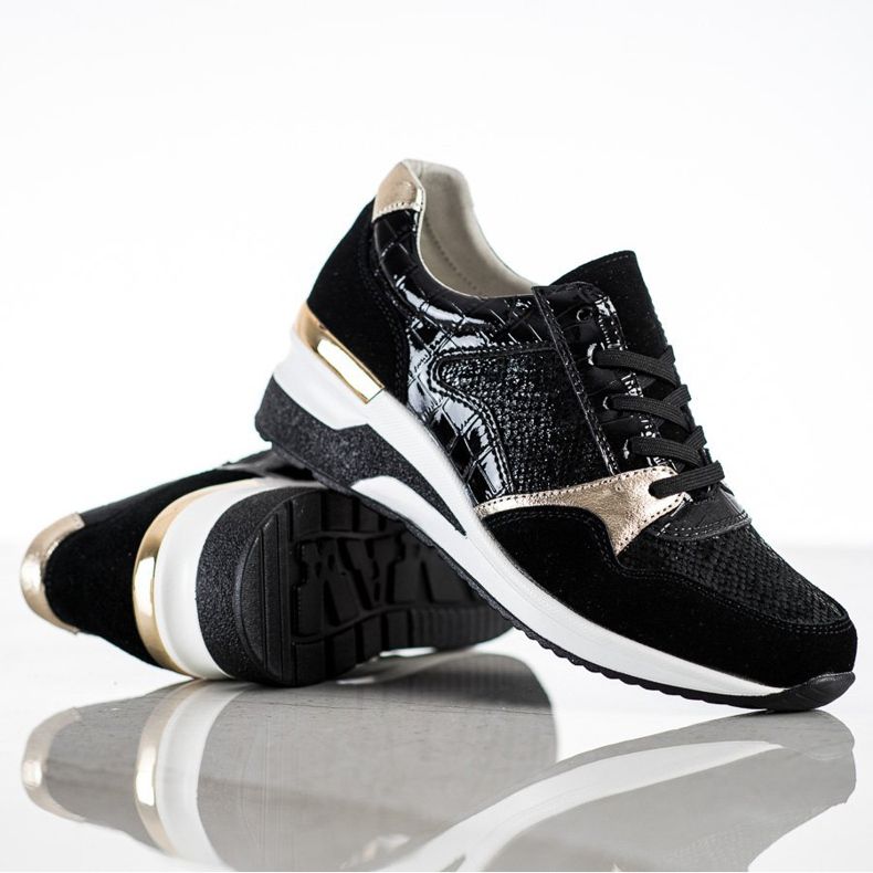 Goodin Tied Leather Sneakers black multicolored 1