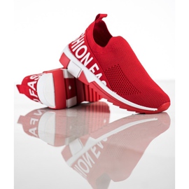 Filippo Fashion Slip-On Sneakers red 1