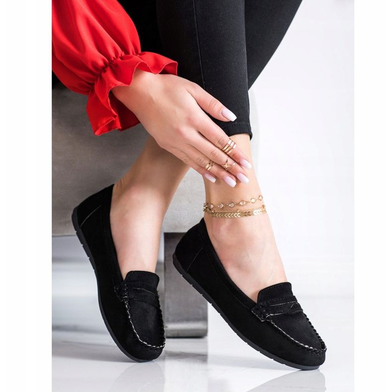Super Me Black suede loafers 2 Super Me Black suede loafers 2