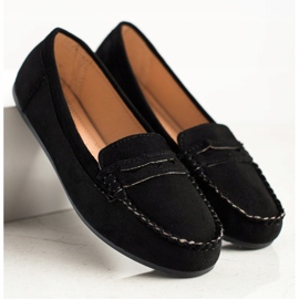 Super Me Black suede loafers 1