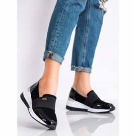 Goodin Black Leather Sneakers 1
