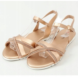 Champagne women's sandals 3160 Champagne multicolored 1