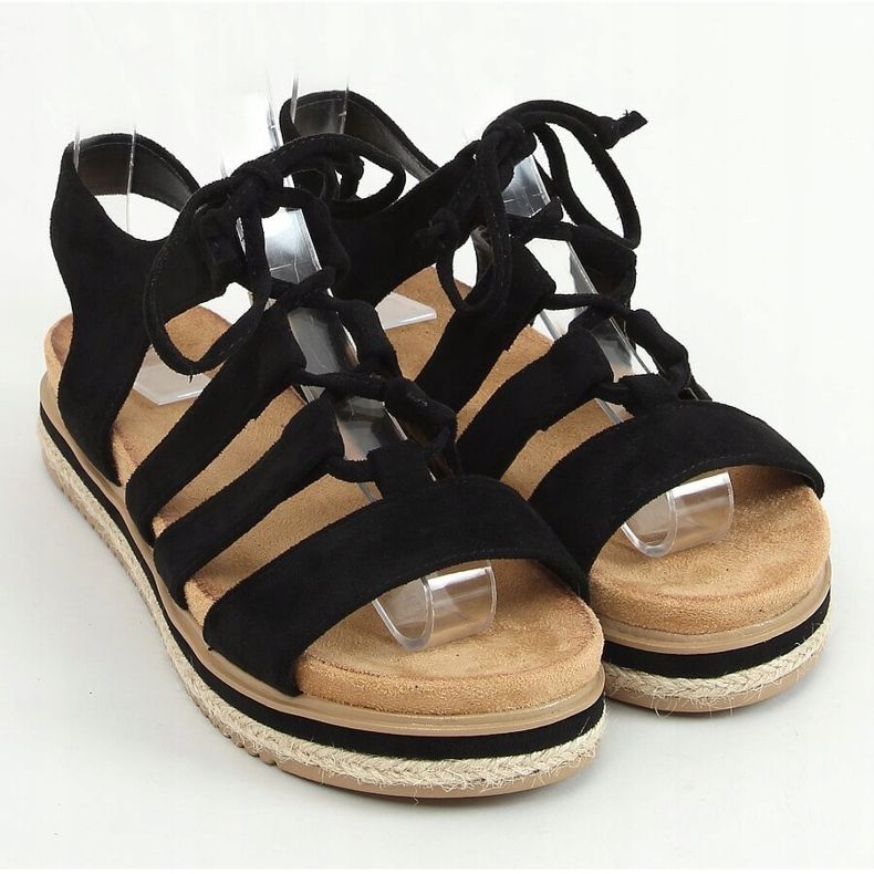 Black W86 Black espadrilles sandals 1