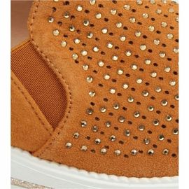 Shoes openwork camel 918-15 Camel brown 1