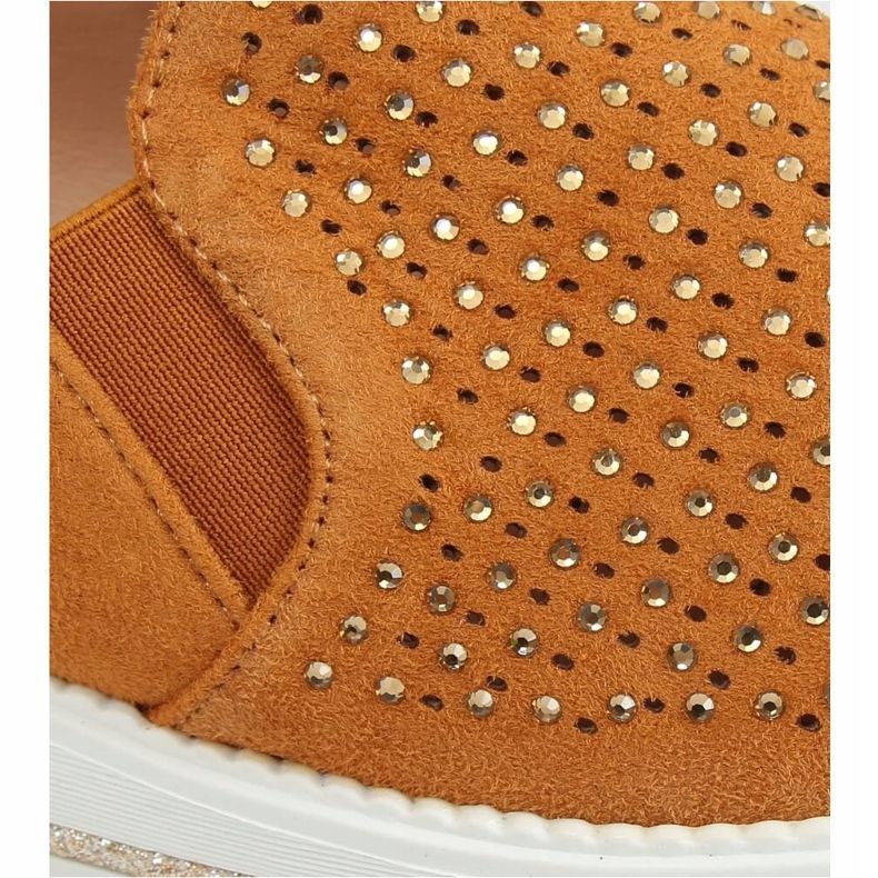 Shoes openwork camel 918-15 Camel brown 1