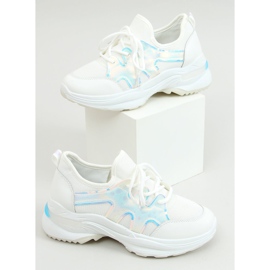 White sports shoes B0-507 White 1