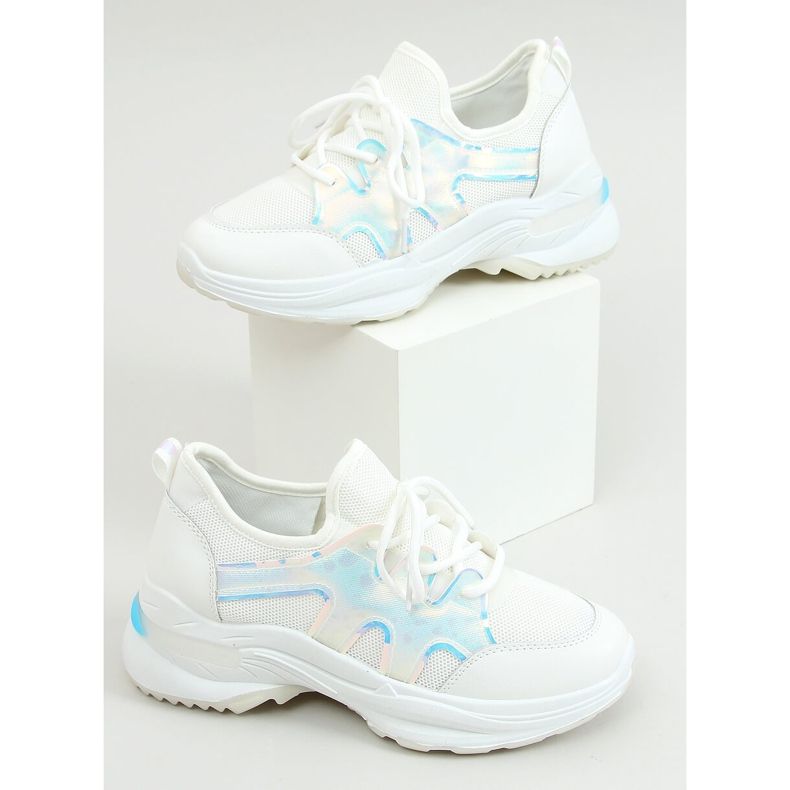 White sports shoes B0-507 White 1