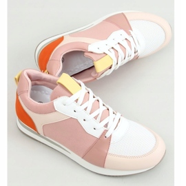 Multicolored sports shoes B0-546 Pink 2