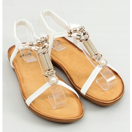 White women's sandals H075 Blanco 1