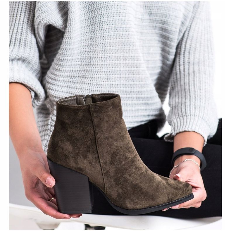 Marquiz Boots On A Wide Post green 2