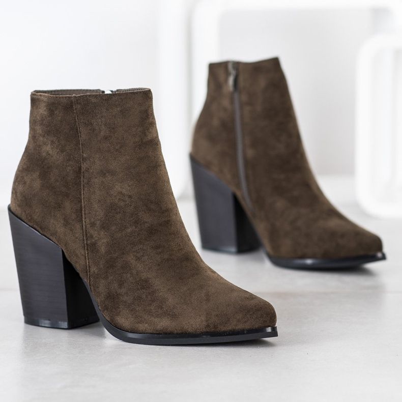 Marquiz Boots On A Wide Post green 1