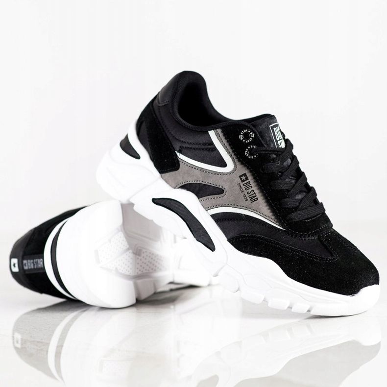 Women's Sneakers Big Star HH274336 black 1 Women's Sneakers Big Star HH274336 black 1