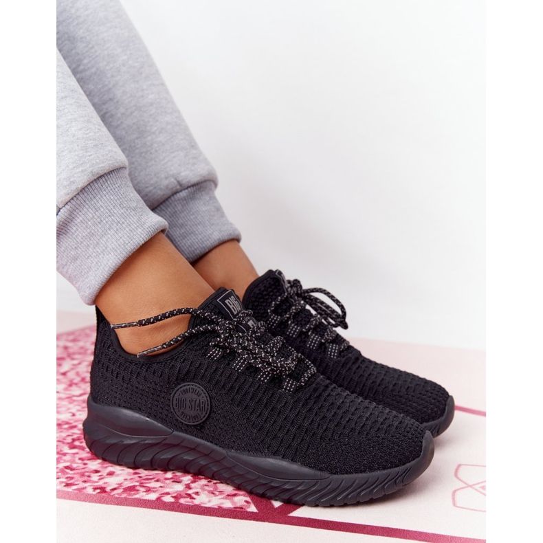 Women's sports shoes Memory Foam Big Star HH274298 Black 1