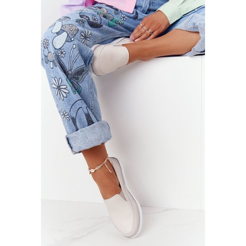 S.Barski Women's Sneakers Slip-On S. Barski Beige 1 S.Barski Women's Sneakers Slip-On S. Barski Beige 1