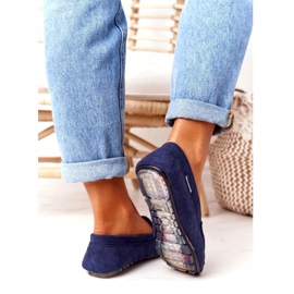 PH1 Women's Suede Loafers Navy Blue San Marino 3