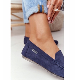 PH1 Women's Suede Loafers Navy Blue San Marino 4