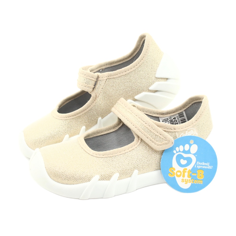 Befado children's speedy golden shoes 109P224 beige 6 Befado children's speedy golden shoes 109P224 beige 6