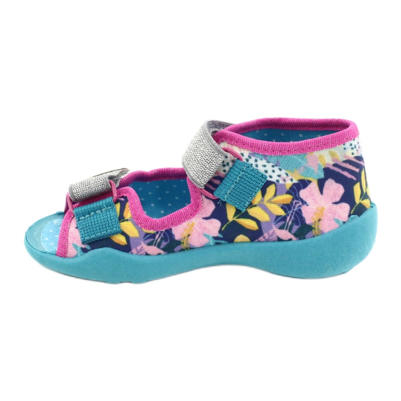 Befado children's shoes 242P098 blue pink silver multicolored 2 Befado children's shoes 242P098 blue pink silver multicolored 2