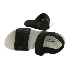 American Club Women's sandals sports leather insert RL45/21 black 4