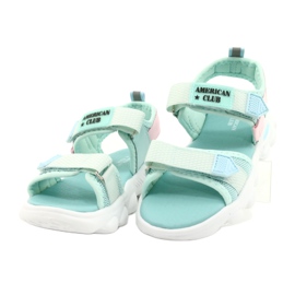 American Club Girls' Green Sandals Green RL32/21 1