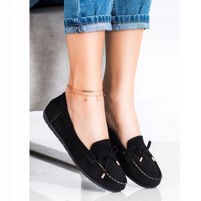 Super Me Suede loafers black 1