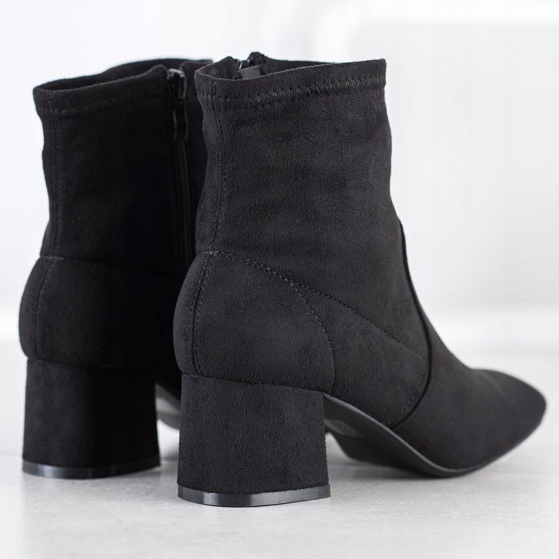Cm Paris Elegant Suede Booties black 1