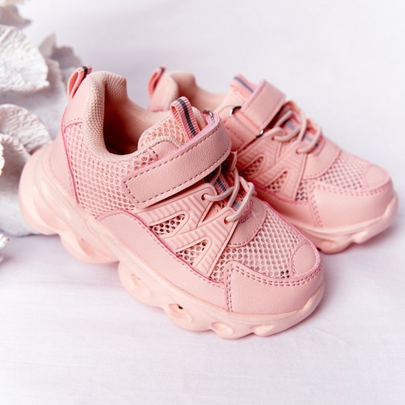 Children's Sneakers With Illuminated Sole Led Pink So Cool! 1