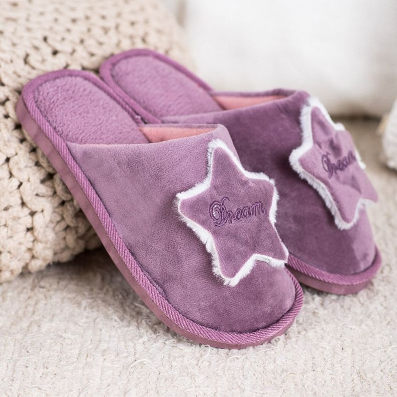Bona Comfortable Dream Slippers purple 1