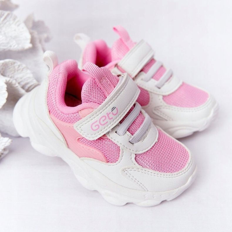 Children's Sport Shoes Sneakers White and Pink Sugar 2 Children's Sport Shoes Sneakers White and Pink Sugar 2