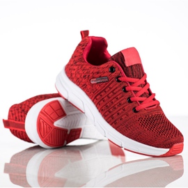 SHELOVET Light Openwork Sneakers red 1