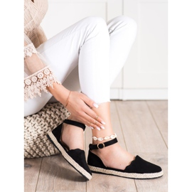 S. BARSKI Black Espadrilles With A Buckle S.BARSKI 2