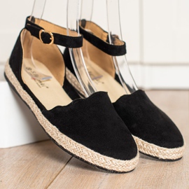 S. BARSKI Black Espadrilles With A Buckle S.BARSKI 1