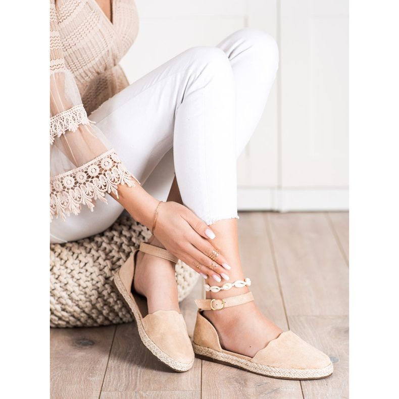 S. BARSKI Beige Espadrilles With Buckle S.BARSKI 2