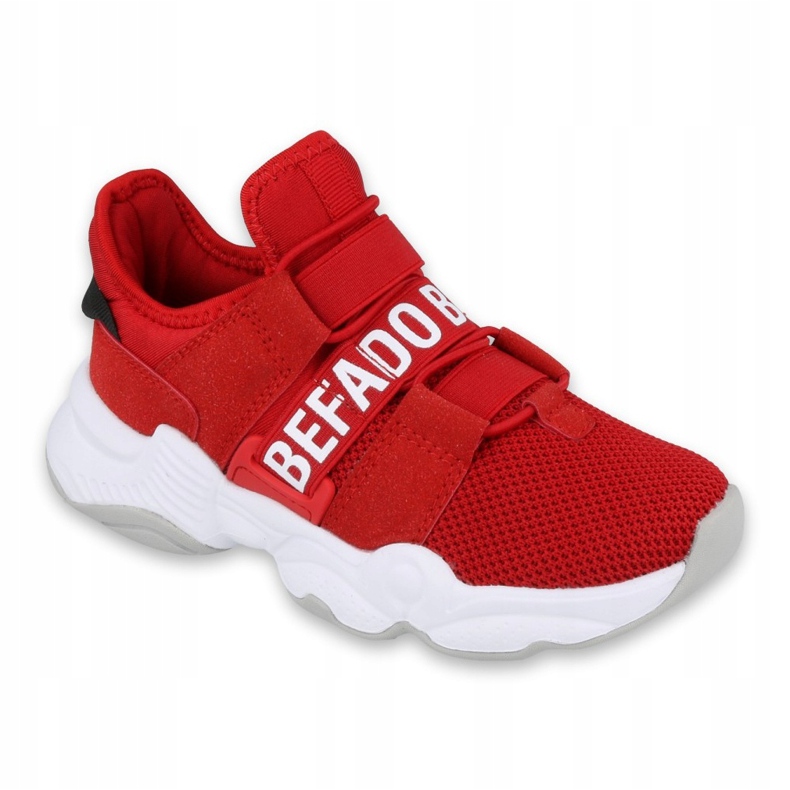 Befado children's shoes 516X064 white red 1