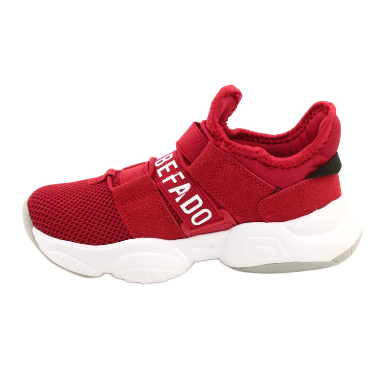 Befado children's shoes 516X064 white red 2