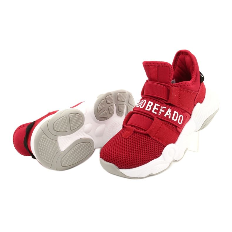 Befado children's shoes 516X064 white red 5