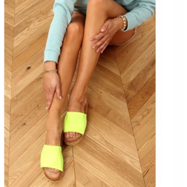 Yellow Women's yellow slippers 38846 Fluorescent Yellow 1