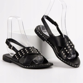 Filippo Fashionable Rock Sandals black 2